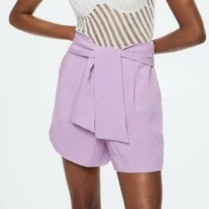 MANGO Lilac Shorts - size small